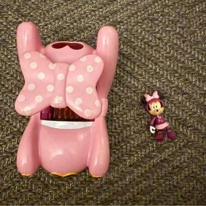 Pink Minnie Mouse Toy Car with Figure